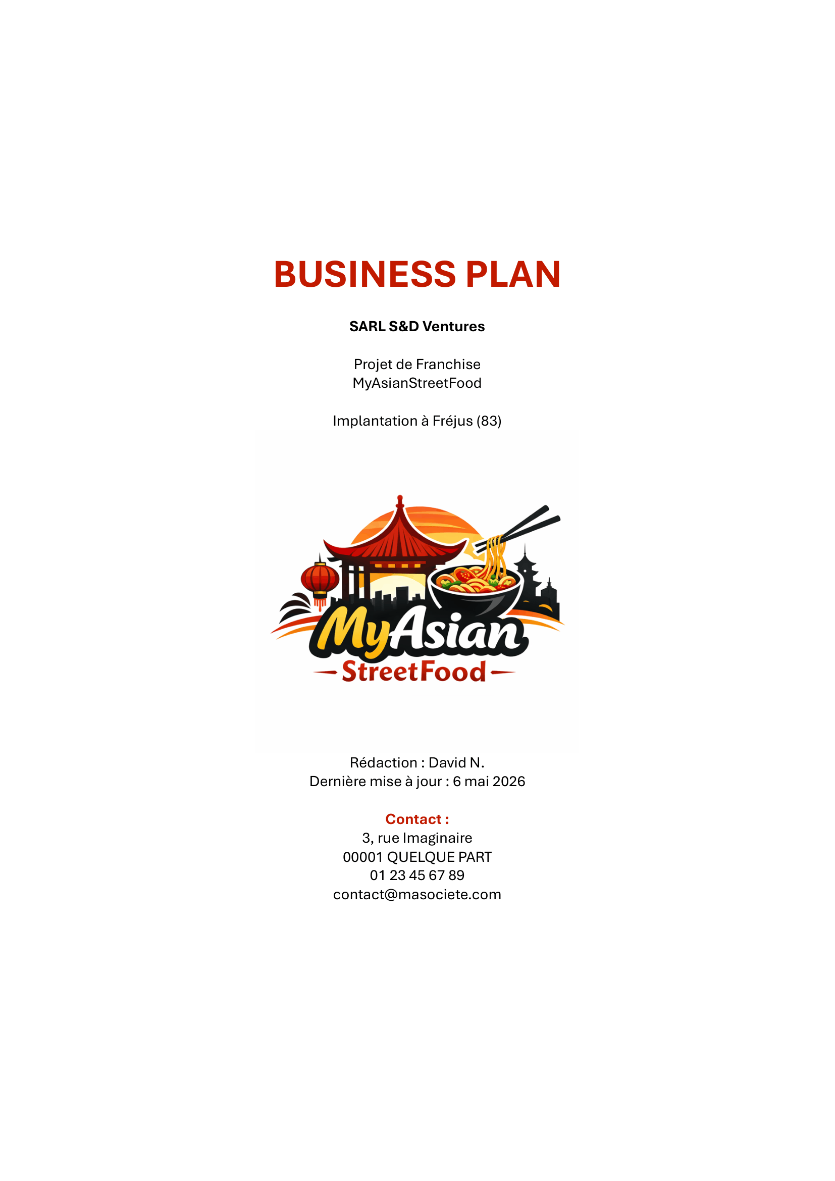 Couverture du business plan exemple BizPlanMagic